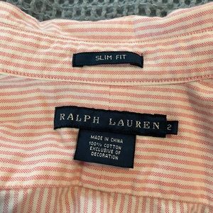 Slim fit Ralph Lauren button down Oxford